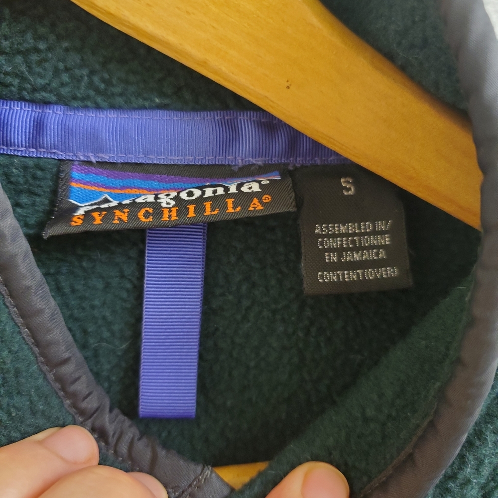 😍rare Vintage patagonia synchilla fleece pullover - Picture 6 of 6